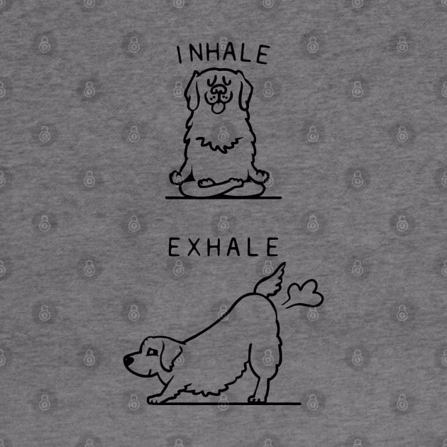 Inhale Exhale Golden Retriever by huebucket